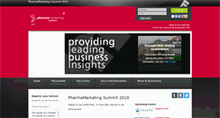 Desktop Screenshot of pharmamarketingsummit.com